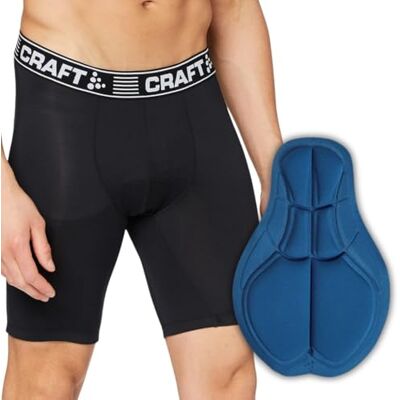 craft Greatness 1905034-9900-8 Pantaloncini da Ciclismo da Uomo, Taglia M, Colore: Bianco/Nero craft Greatness 1905034-9900-8 Pantaloncini da Ciclismo da Uomo, Taglia M, Colore: Bianco/Nero