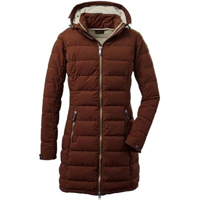 Killtec Parka trapuntato da donna funzionale con cappuccio rimovibile, Foglie autunnali, 38 EU Killtec Parka trapuntato da donna funzionale con cappuccio rimovibile, Foglie autunnali, 38 EU