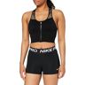 Nike W NP 365 Short 3", Pantaloncini Donna, Black/(White), S