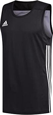 Adidas 3G Speed Reversible Sleeveless Jersey, Maglia da Basket Uomo, Black/White, XXL