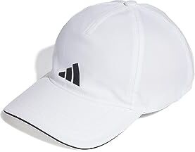 Adidas Unisex Adulto AEROREADY Training Running Baseball Cappellino, White/Black/Black, XL