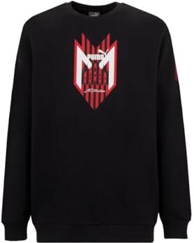 AC Milan Felpa girocollo Ftbl Icons, Adulto, Unisex,  Black, M