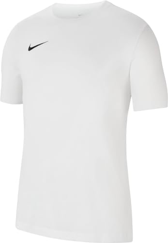 Nike Dri-Fit Park 20, Maglietta Unisex-Adulto, Bianco Nero, S