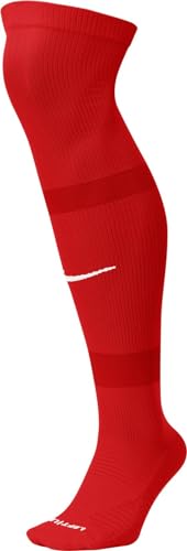 Nike -657 MatchFit Calzini Unisex Adulto UNIVERSITY RED/GYM RED/WHITE Taglia S