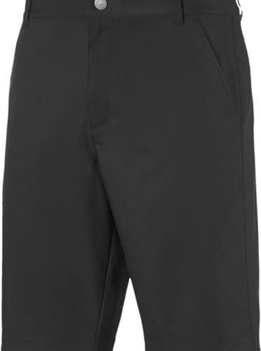 Puma Pantaloncini Tecnici da Golf, Tessuto Uomo, Black, 36