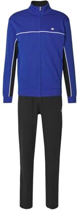 Champion Legacy Icons Sweatsuits-Light Powerblend Terry Full-Zip Tuta Sportiva, Blu Elettrico/Nero, XL Uomo