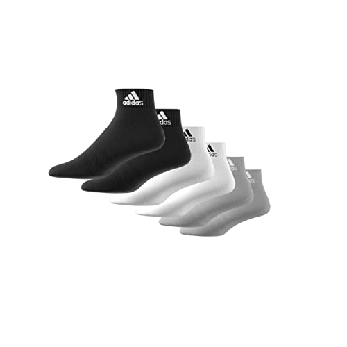 Adidas T SPW ANK 6P Calzini medium grey heather/white/black XL