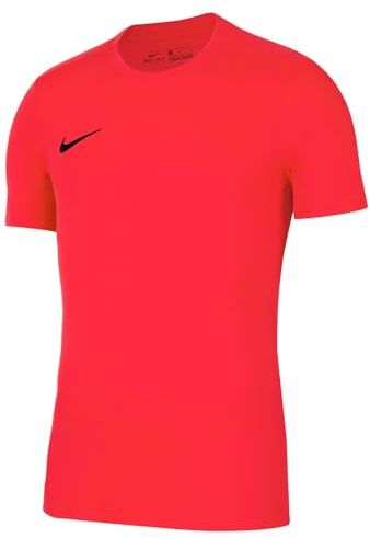 Nike M Nk Dry Park VII JSY SS, Maglietta a Maniche Corte Uomo, Rosso (Bright Crimson/Black), XL