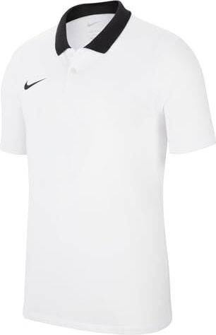 Nike M Nk DF Park20 Polo SS, Uomo, White/Black/Black