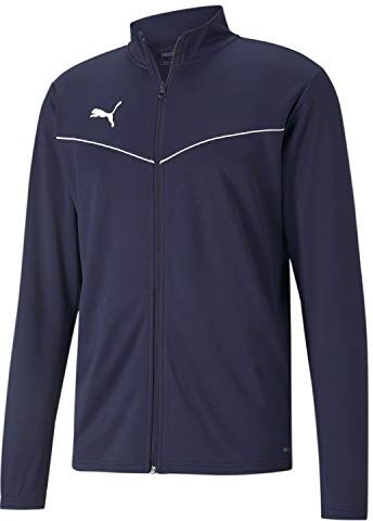 Puma teamRISE Training Poly Jacket, Giacca sportiva Uomo, Peacoat/White, M