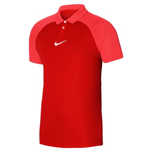 Nike Mens Polo M Nk DF Acdpr SS Polo K, University Red/Bright Crimson/White, , XL