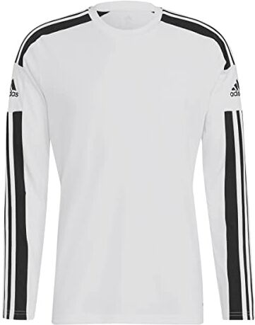 Adidas Squad 21 JSY LS, Maglia Lunga Uomo, White/Black, 2XL