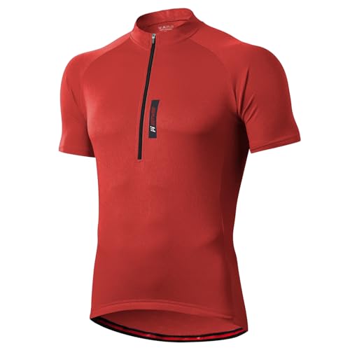 FEIXIANG Maglia Ciclismo Maniche Corte, Maglietta Mountain Bike Uomo Asciugatura Veloce T-Shirt off-Road Sportswear Estate