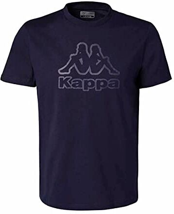 Kappa Cremy Tee, Maglietta Uomo, Blu, S