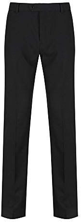 Trutex TLT-BLK-XL-34 Senior Boys Slim Leg Pantaloni da uomo, taglia XL/34