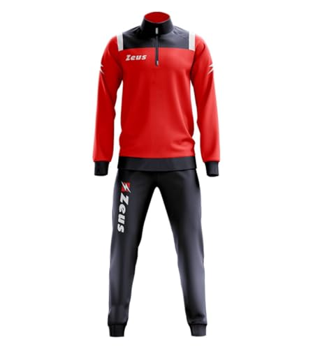 ZEUS VESTE GLI DEI ZEUS TUTA TRAINING VESUVIO BLU ROSSO BIANCO 3XL