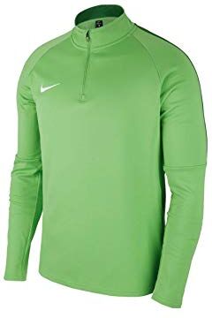 Nike Academy18 Drill Top, T-Shirt A Manica Lunga Unisex-Adulto, Lt Green Spark/Pine Green/(White), 2XL