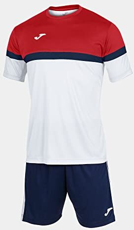 Joma Set Danubio, Bianco Rosso, 3XS Uomo