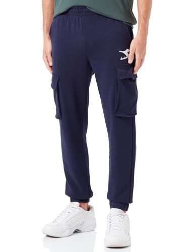 Diadora Pants Cuff Slice, Classic Navy, M Uomo