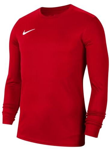 Nike M Nk Dry Park VII JSY LS, T-Shirt A Manica Lunga Uomo, University Red/White, XL