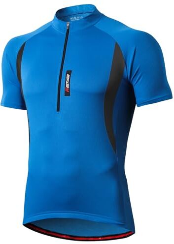 MEETWEE Magliette Ciclismo Uomo, Maglia Ciclismo Maniche Corte Abbigliamento Mountain Bike Maglia