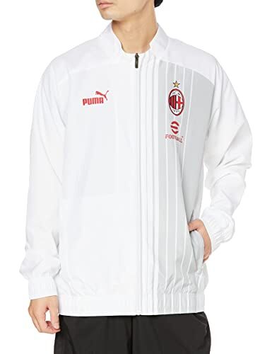 AC Milan Prematch Giacca Uomo Bianco Tango Rosso S