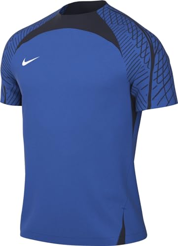 Nike Mens Short-Sleeve Soccer Top M Nk DF Strk23 Top SS, Royal Blue/Obsidian/White, , XL