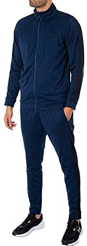 Under Armour Knit Track Suit Sport Jacket, Blu, M Uomo