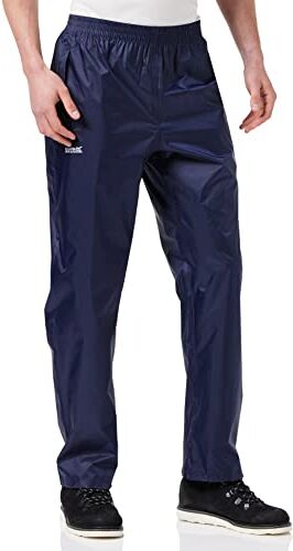 Regatta Pack It, Pantaloni da pioggia Uomo, Blu (Navy), M