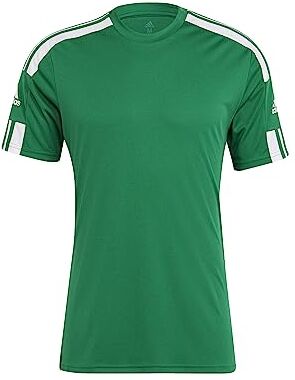 Adidas Squadra 21 Short Sleeve Jersey T-shirt, Team Green/White, M Uomo