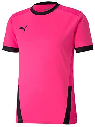 Puma Teamgoal 23 Jersey, Maglietta a Maniche Corte Uomo, Rosa (Fluo Pink- Black), 3XL