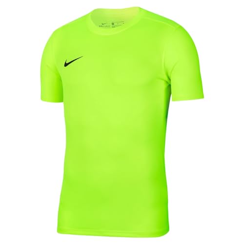 Nike M Nk Dry Park VII JSY SS, Maglietta a Maniche Corte Uomo, Giallo (Volt/Black), XL