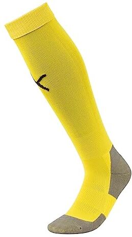 Puma Team Liga Socks Core Calzettoni da Calcio, Giallo (Cyber Yellow/Black), 39-42 Uomo