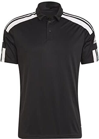 Adidas Squadra 21 Short Sleeve Polo Shirt, Uomo, Black/White, M