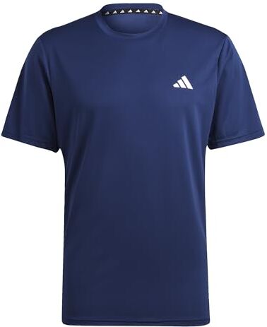 Adidas TR-ES Base T T-Shirt Uomo Dark Blue/White Taglia S