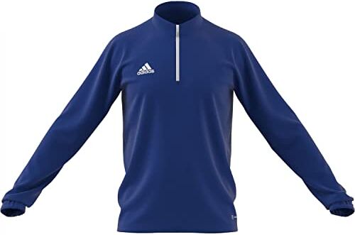 Adidas Entrada 22 Training Long Sleeve Sweatshirt, Maglia Lunga Uomo, Team Royal Blue, M