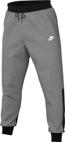 Nike Tech Fleece Pantaloni Sportivi Uomo Dk Grey Heather/Black/White Taglia 2XL