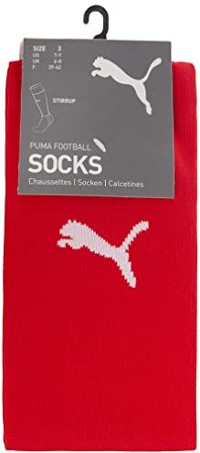 Puma Team Liga Stirrup Core, Calzino Unisex Adulto, Rosso (Red/White), 4