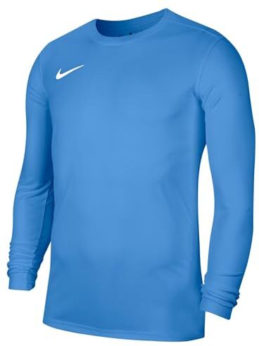 Nike Dry Park VII, Maglia a Maniche Lunghe Uomo, Blue/White, M