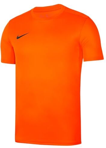 Nike Y Nk Dry Park VII JSY SS T-Shirt, Unisex Bambini, Safety Orange/Black, XS