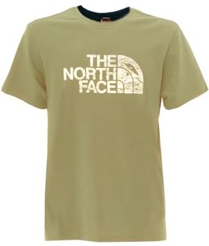 The North Face Woodcut Dome T-Shirt Gravel M