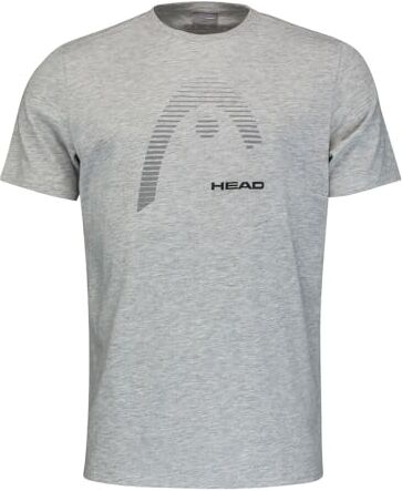 Head Maglietta Club Carl M, Grigio, S