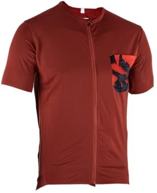 Leatt Maglia MTB Trail 3.0 a Manica Corta con Tasche Posteriori