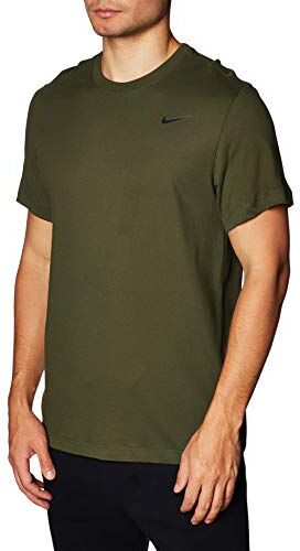 Nike M Nk Dry Tee Dfc Crew Solid, T-Shirt Unisex-Adulto, Cargo Khaki, 3XL