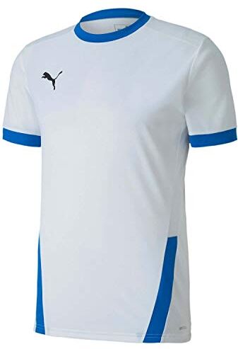 Puma Teamgoal 23 Jersey, Maglietta a Maniche Corte Uomo, Bianco ( White-Electric Blue Lemonade), 3XL