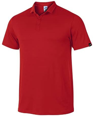 Joma Polo Manica Corta Sydney Maglietta, Rosso, XL Uomo