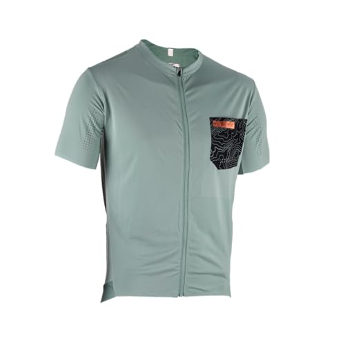 Leatt Maglia MTB Trail 3.0 a Manica Corta con Tasche Posteriori