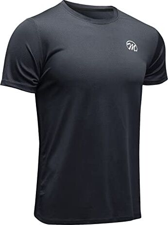 MEETWEE Maglietta Uomo, Maglia a Manica Corta Asciugatura Rapida Fitness T-Shirt da Sport per Corsa Palestra Fitness