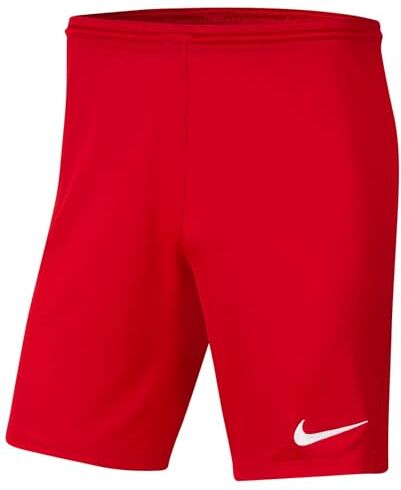 Nike Dry Park Pantaloncini Pantaloncini da Uomo, Uomo, University Red/White, S