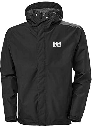 Helly Hansen Uomo Giacca Impermeabile Seven J, 2XL, Nero